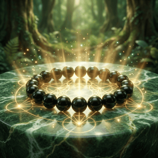 Distti Bracelet Black Tourmaline – Protection, Negativity Shield & Energy Bracelet