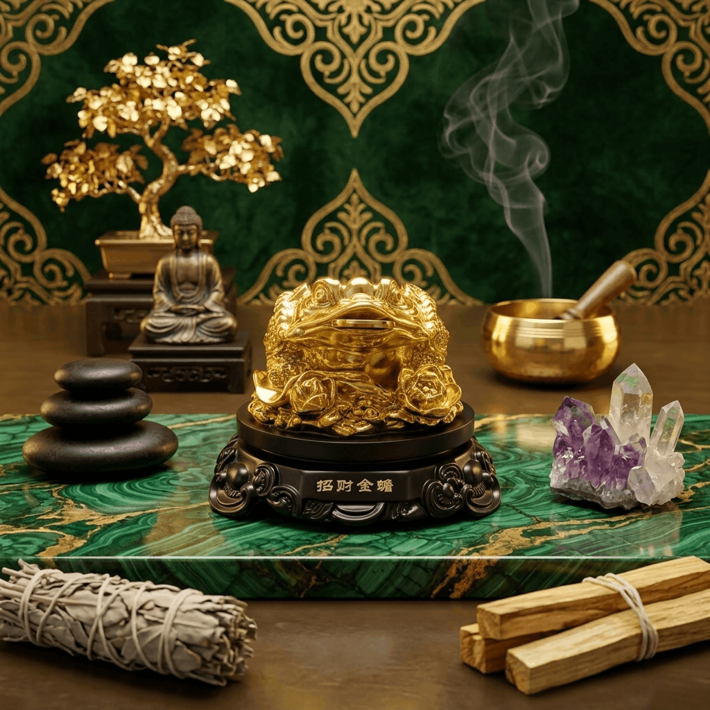 Golden Frog – Wealth, Prosperity & Good Luck Vastu Decor
