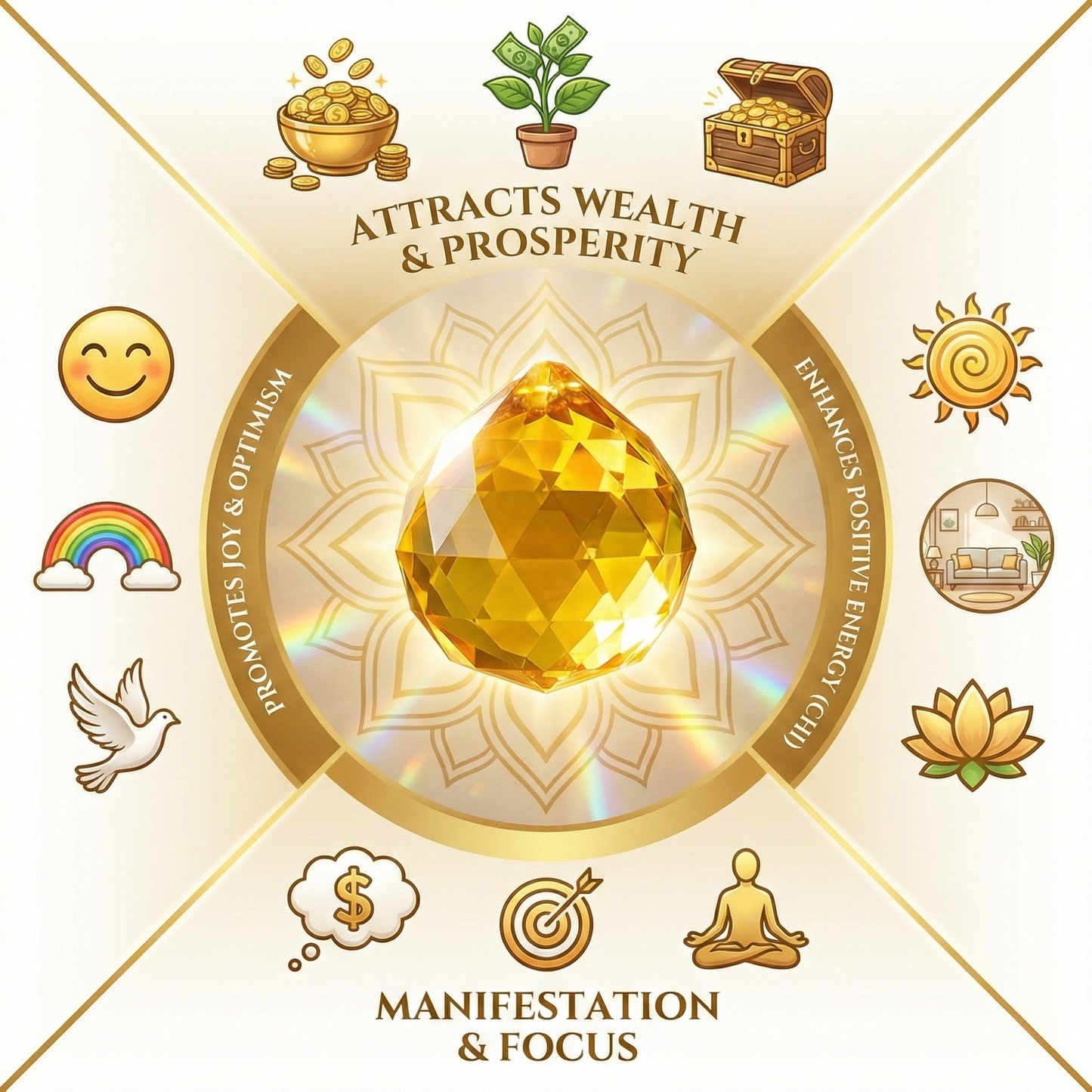 Crystal Ball Yellow (Vastu)
