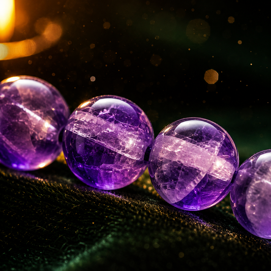 Amethyst Bracelet – Peace, Healing & Positive Energy Crystal Bracelet
