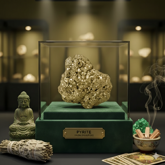 Pyrite Raw Stone – Wealth, Protection & Prosperity Crystal (30g–50g)