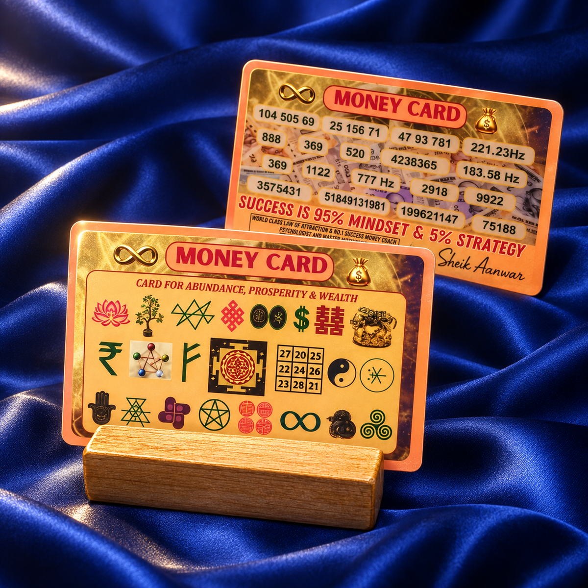 Money Card for Wealth & Prosperity | Wallet Vastu Money Attraction Card (1pc)
