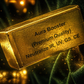 Gold bar labeled 'Aura Booster (Premium Quality)' on a dark background