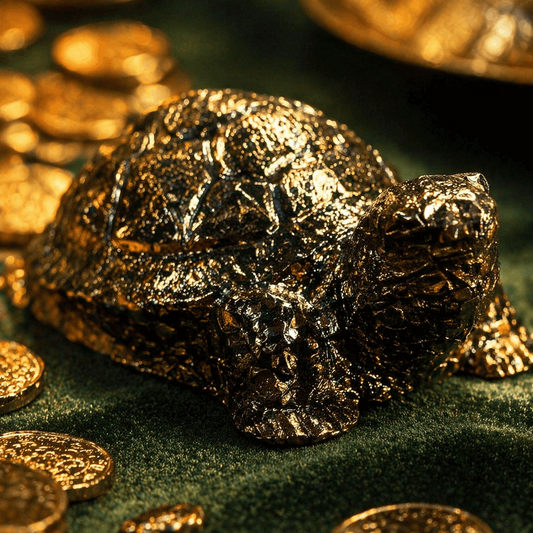 Pyrite Turtle – Wealth, Protection & Premium Crystal