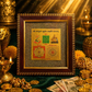Raw Pyrite Shree Sampurna Kuber Lakshmi Yantra– Wealth & Prosperity Crystal Vastu Decor