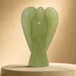 Green Aventurine Crystal Angel – Luck, Wealth, Prosperity & Heart Healing Energy | Hand-Carved Gemstone Angel