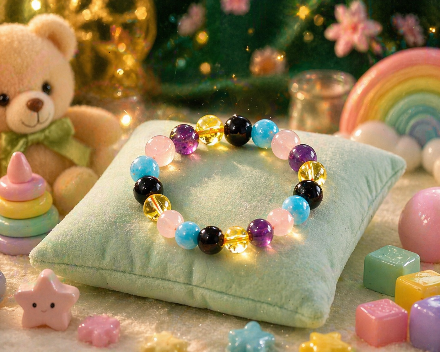 Kids Crystal Bracelet – Abundance & Positive Energy Bracelet