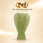 Green Aventurine Crystal Angel – Luck, Wealth, Prosperity & Heart Healing Energy | Hand-Carved Gemstone Angel