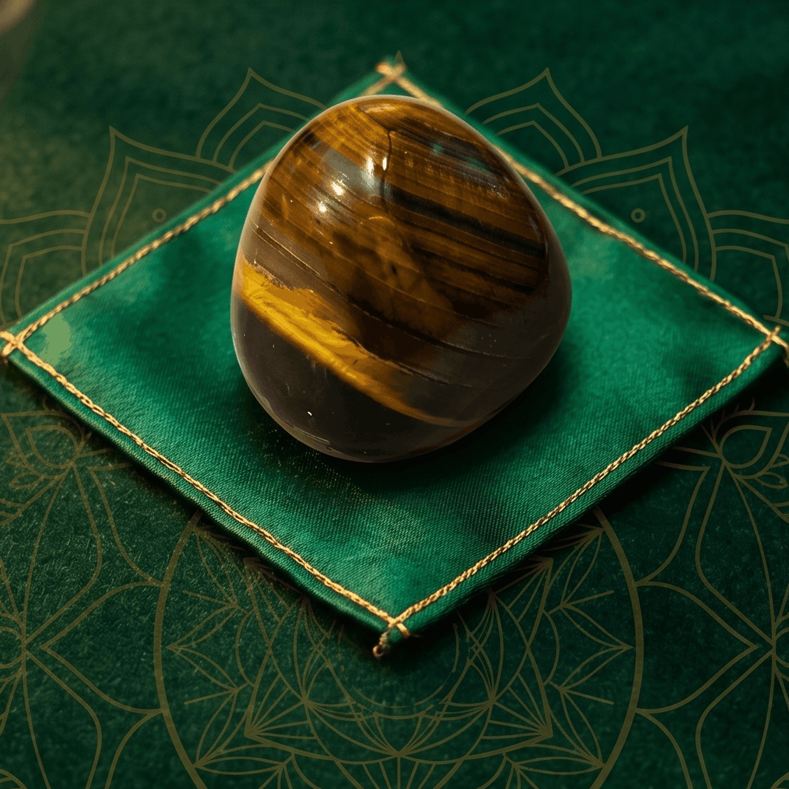 Tiger's Eye Power Tumbles — Courage, Wealth & Unstoppable Energy
