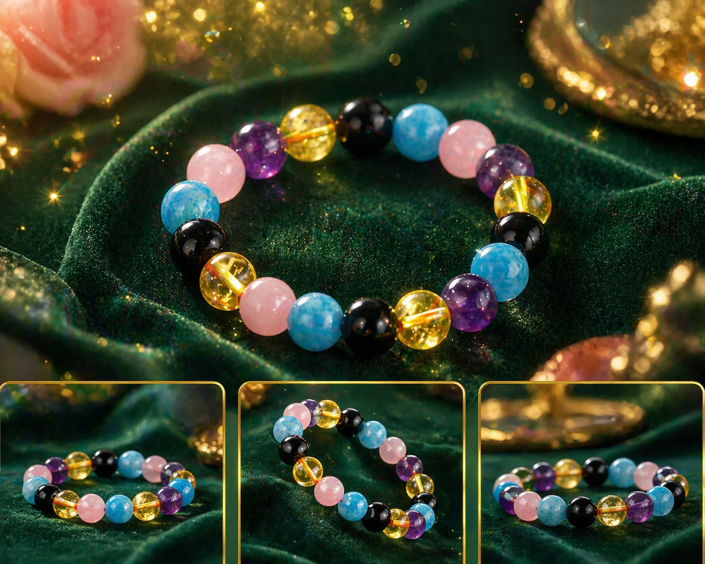Kids Crystal Bracelet – Abundance & Positive Energy Bracelet