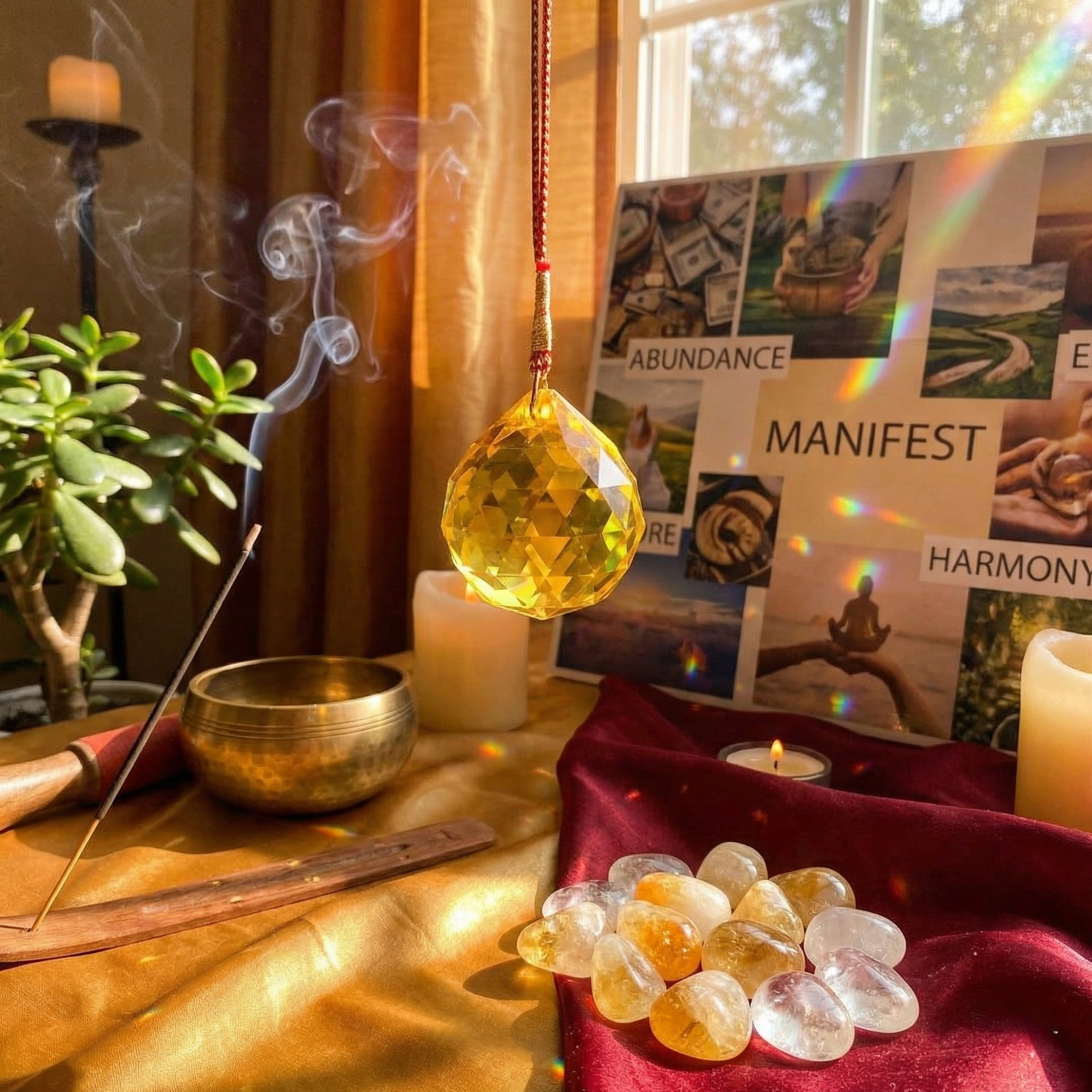 Crystal Ball Yellow (Vastu)