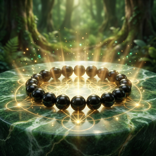 Distti Bracelet Black Tourmaline – Protection, Negativity Shield & Energy Bracelet