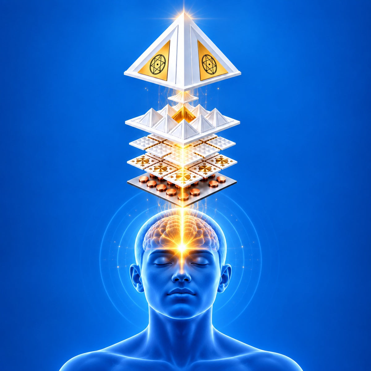 Money Pyramid Yantra for Meditation