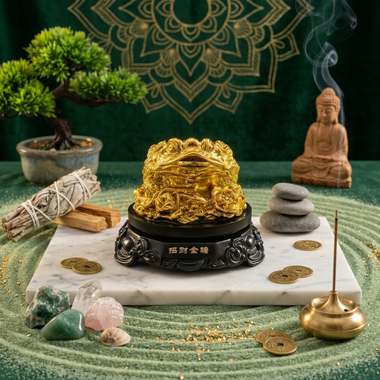 Golden Frog – Wealth, Prosperity & Good Luck Vastu Decor