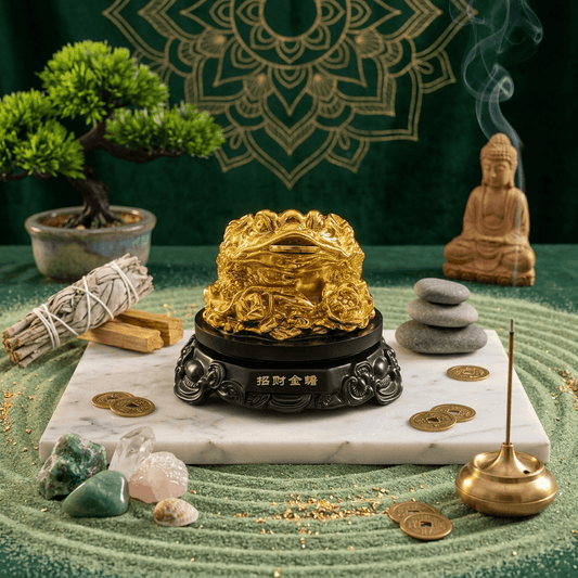 Golden Frog – Wealth, Prosperity & Good Luck Vastu Decor