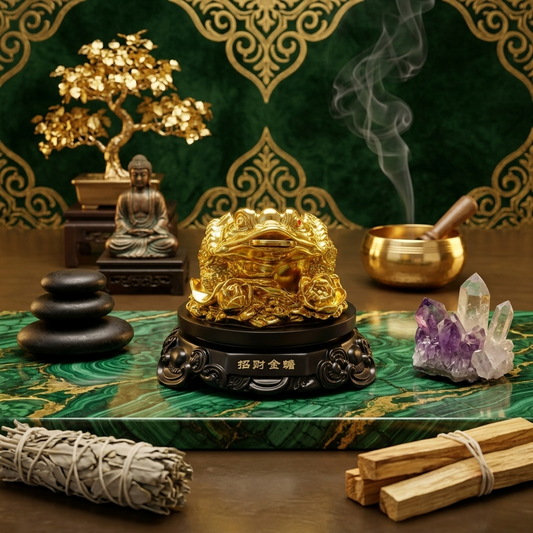 Golden Frog – Wealth, Prosperity & Good Luck Vastu Decor