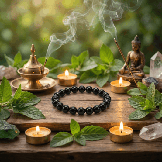 Distti Bracelet Black Tourmaline – Protection, Negativity Shield & Energy Bracelet