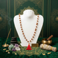 Rudraksha and White quartz Mala