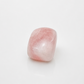 Pink stone on a white background
