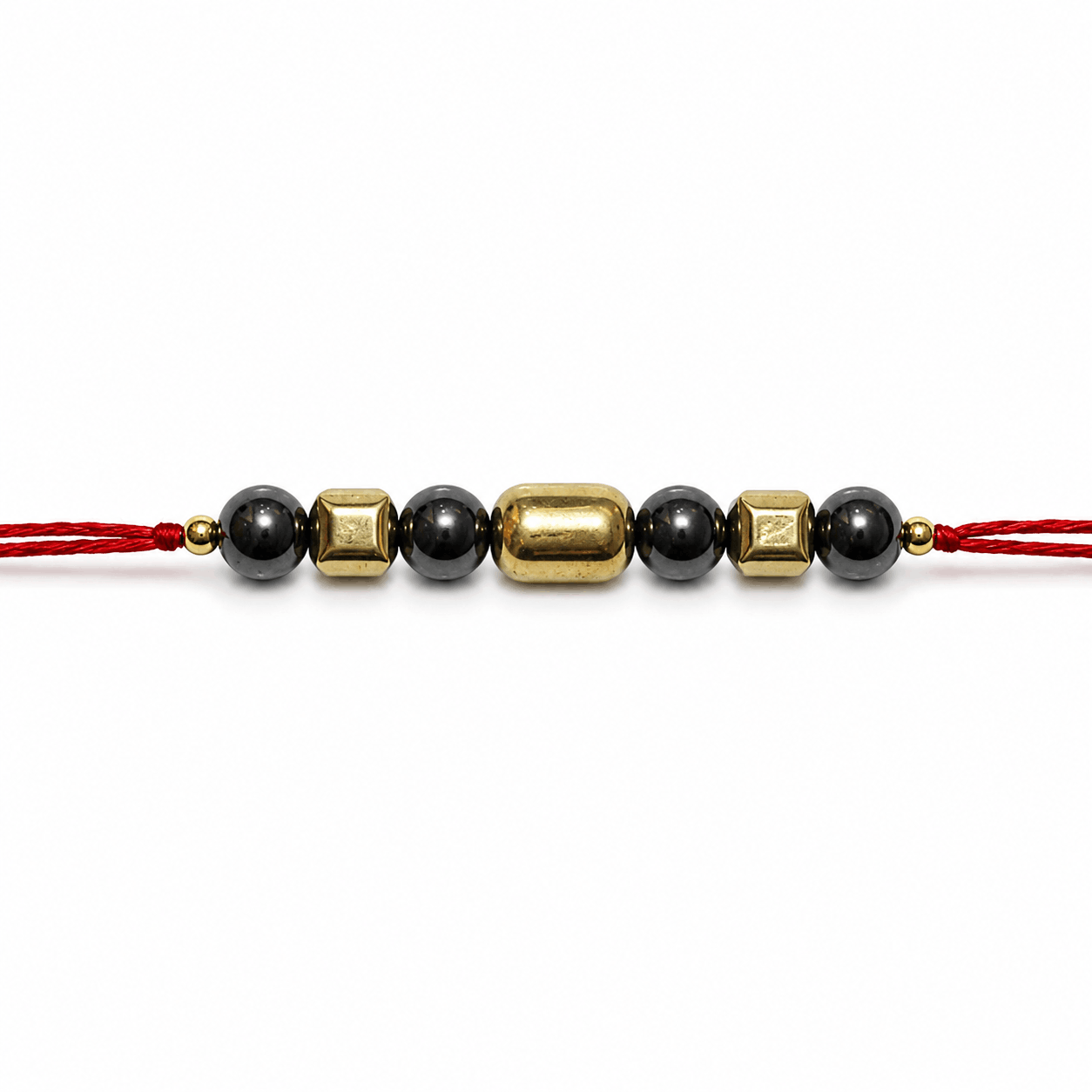 🖤 Black & Gold Bead Rakhi – Protection, Love & Sibling Bond ✨🧿