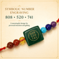 🌈 Seven-Colour Prosperity Symbol Rakhi – 808 • 520 • 741 ✨🧿