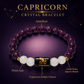 Capricorn Crystal Bracelet – Focus, Discipline & Inner Peace 💜