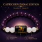 Capricorn Crystal Bracelet – Focus, Discipline & Inner Peace 💜