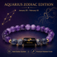 Aquarius Crystal Bracelet – Creativity, Clarity &amp; Intuition 💜