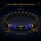 Sagittarius Crystal Bracelet – Protection, Wisdom &amp; Confidence 🖤💙