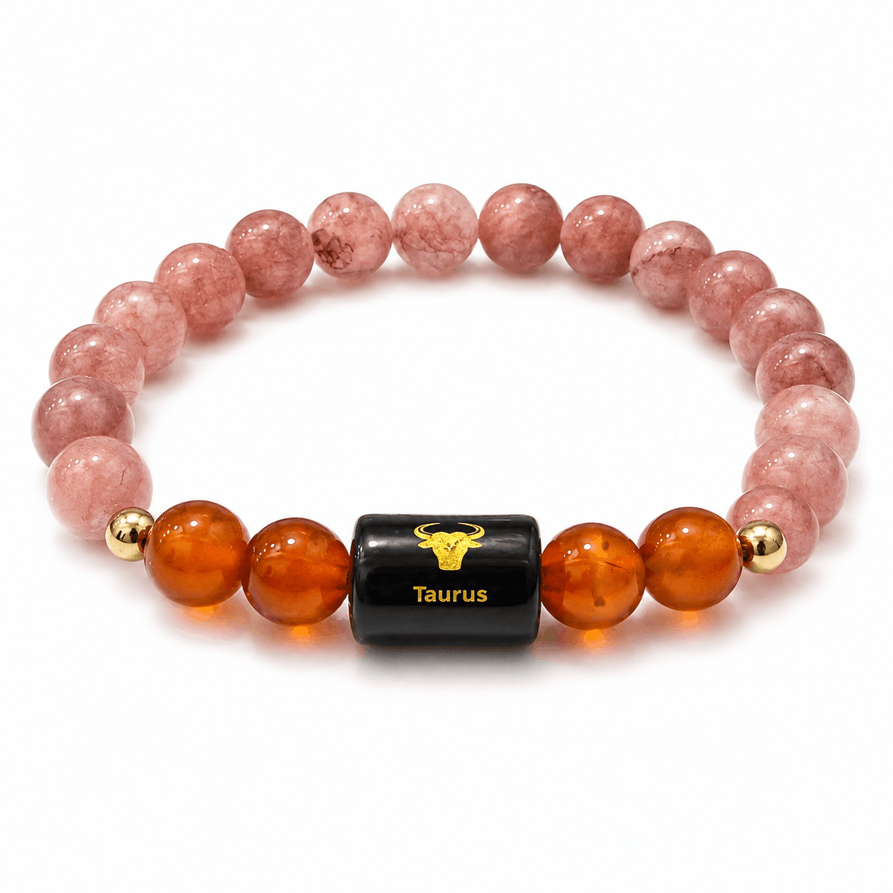 Taurus Crystal Bracelet – Love, Confidence & Positive Energy 🧡✨
