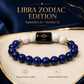♎ Libra Crystal Bracelet – Balance, Wisdom & Positive Energy 💙✨