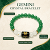 Gemini Crystal Bracelet Communication, Luck &amp; Positive Energy 💚