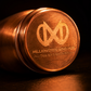 7 Chakra Copper Water Bottle MMH Exclusive — all 7 chakra symbols laser-engraved — I Am Rich I Am A Millionaire affirmations — Millionaires Mind Hub India