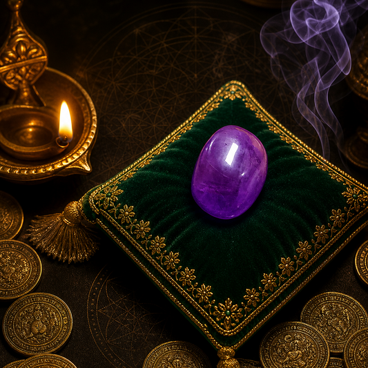Amethyst Crystal Stone | Stone of Divine Wisdom — Clarity, Intuition & Abundance