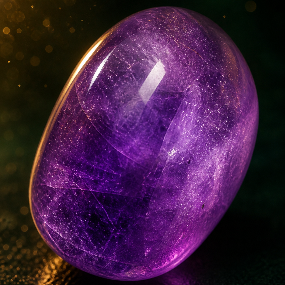 Amethyst Crystal Stone | Stone of Divine Wisdom — Clarity, Intuition & Abundance