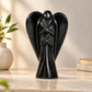 Black Obsidian Angel Crystal – Protection, Grounding & Negative Energy Shield | Natural Healing Crystal Statue