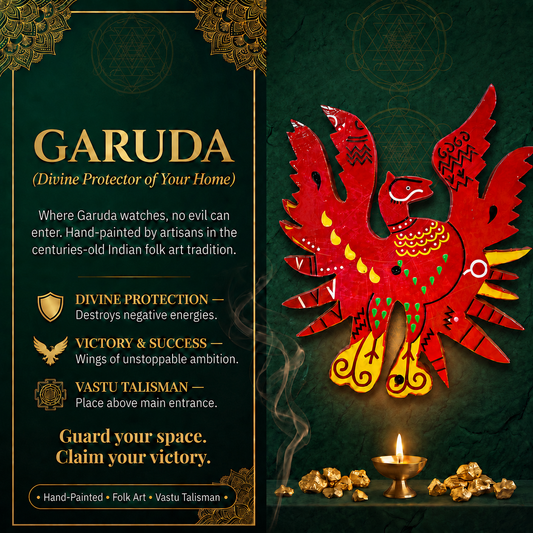 Garuda Vastu Wall Hanging | Divine Protector for Home, Success & Positive Energy