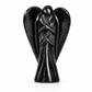 Black Obsidian Angel Crystal – Protection, Grounding & Negative Energy Shield | Natural Healing Crystal Statue