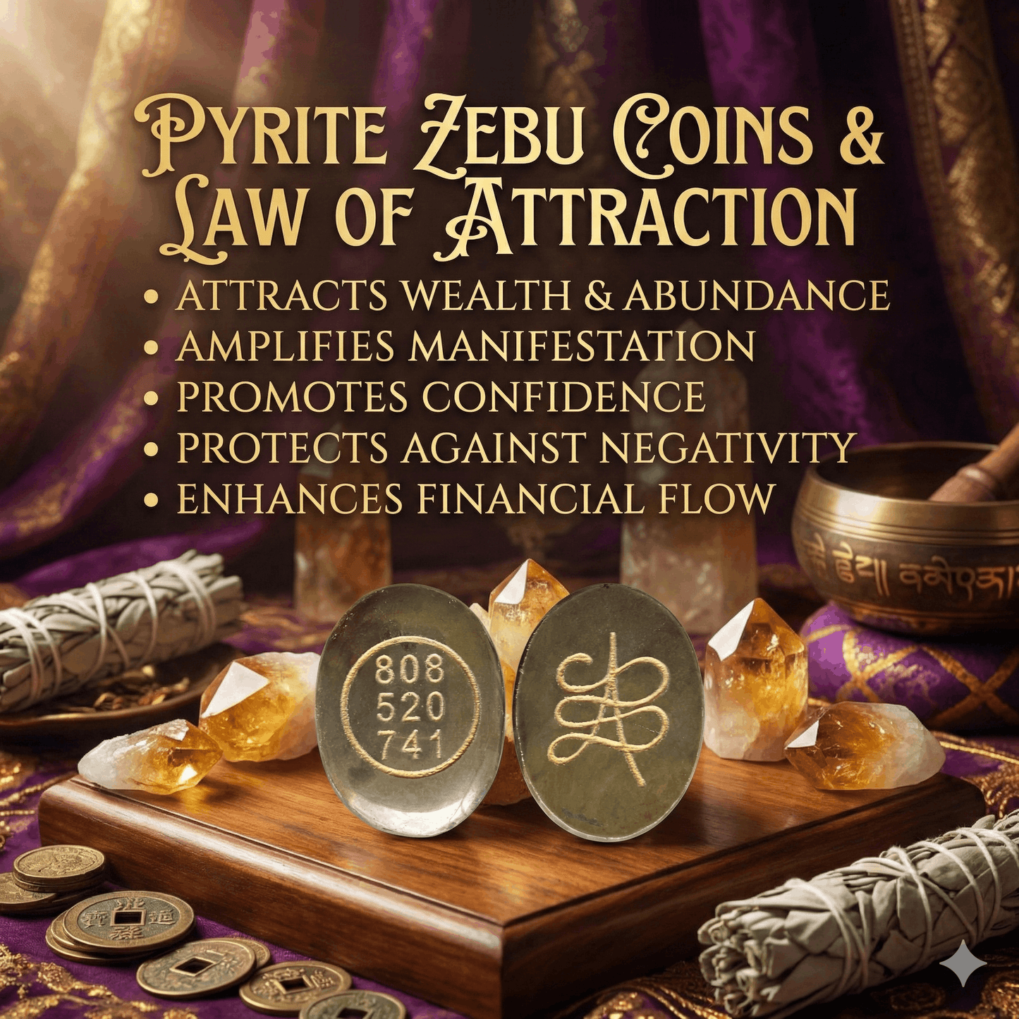 Pyrite Zebu Coin