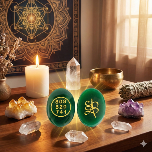 Green Jade Zebu Coin