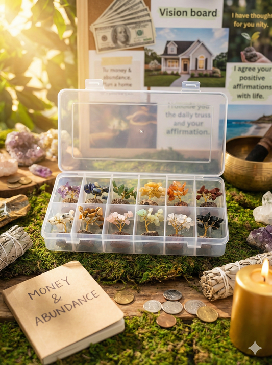 Money Crystal Plant Box Set