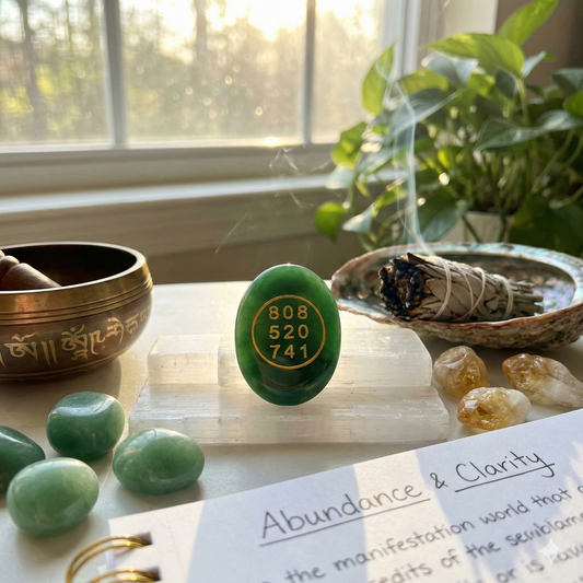 Green Jade Zebu Coin