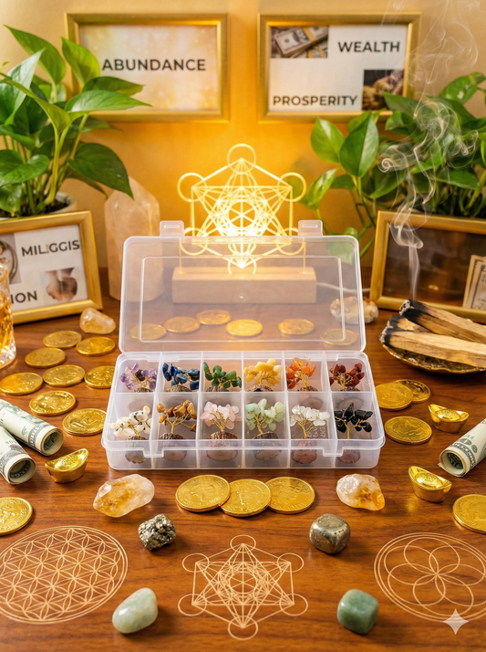 Money Crystal Plant Box Set