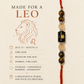 Leo Zodiac Rakhi with Tiger’s Eye and Citrine Stone Beads
