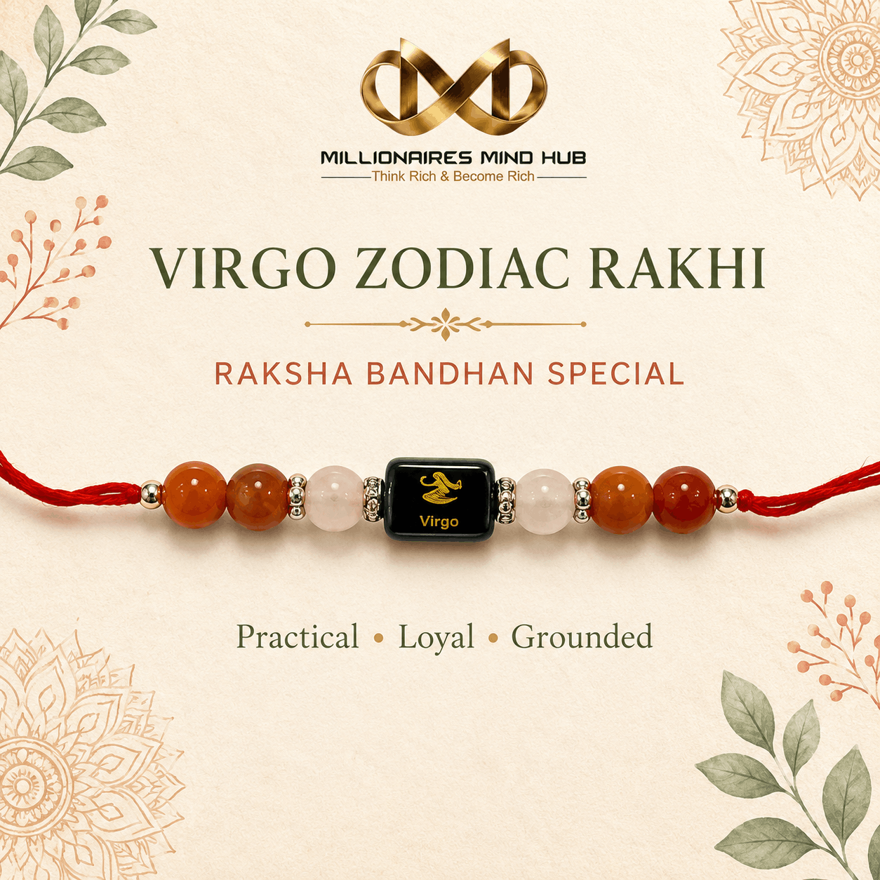 Virgo Zodiac Rakhi