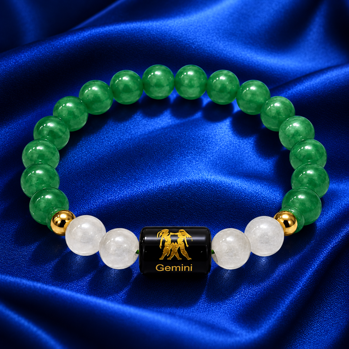 Gemini Crystal Bracelet Communication, Luck &amp; Positive Energy 💚