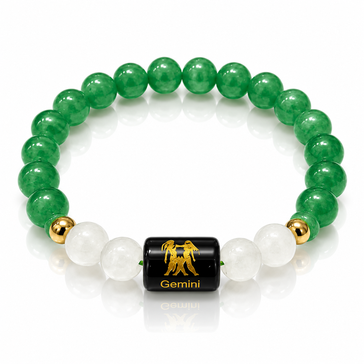 Gemini Crystal Bracelet Communication, Luck &amp; Positive Energy 💚